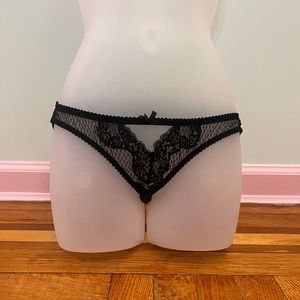 Agent Provocateur size 2 lace panty with cut outs